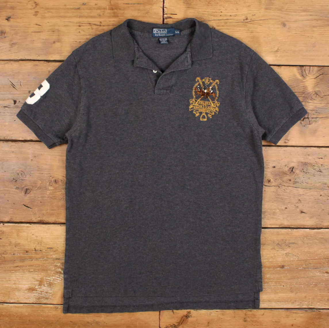 Custom Slim Fit Triple-Pony Polo Shirt
