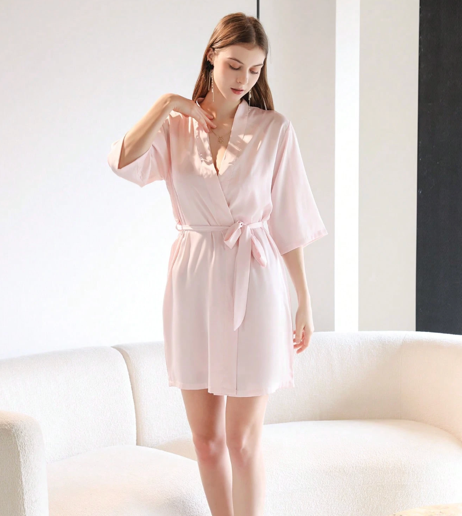 Pink Bridesmaid Robe