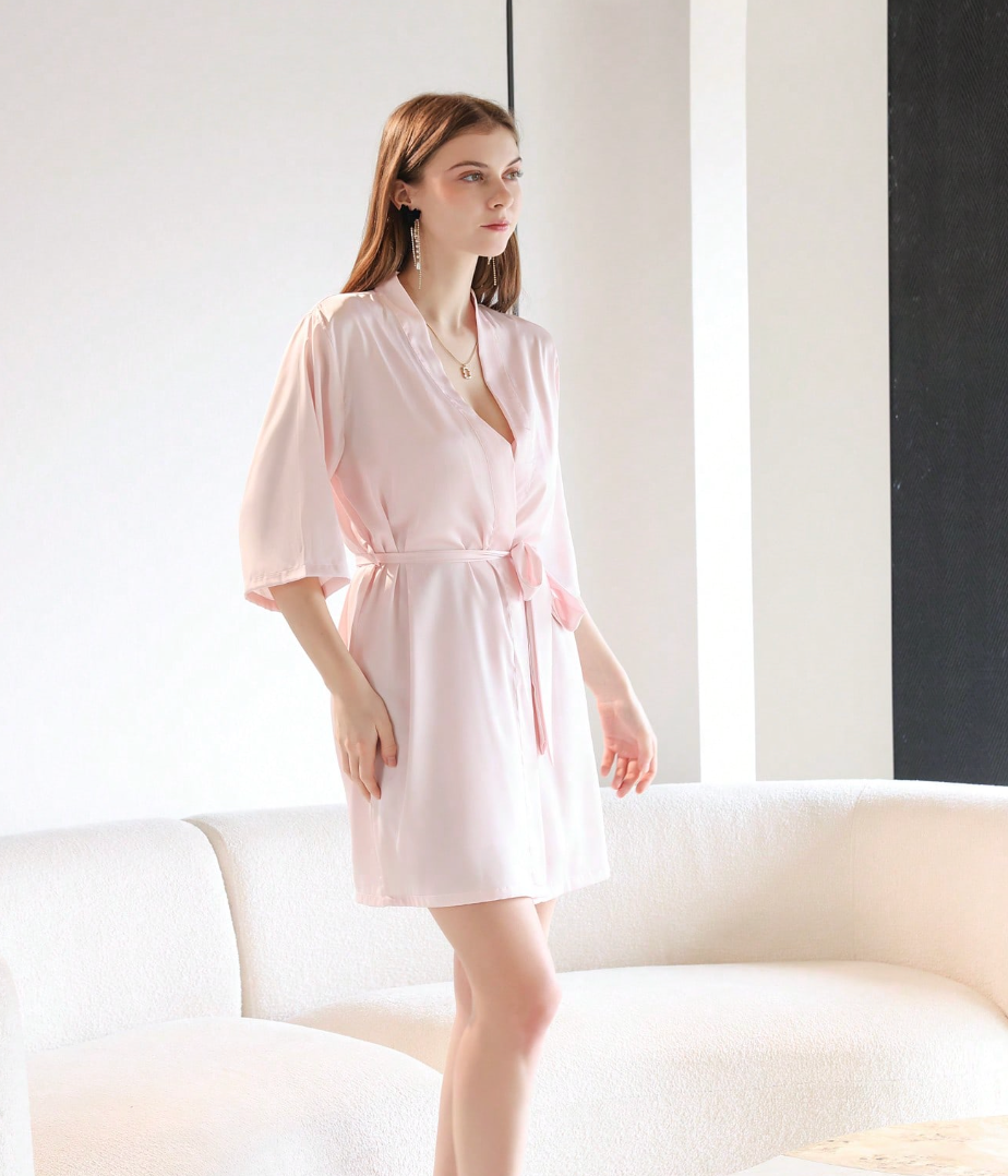 Pink Bridesmaid Robe